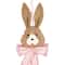 21" Easter Bunny with Bow Hanging Wall Decoration